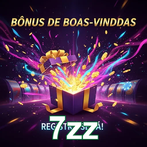 Imagem promocional do 7zz para bônus de boas-vindas, destacando ofertas especiais.