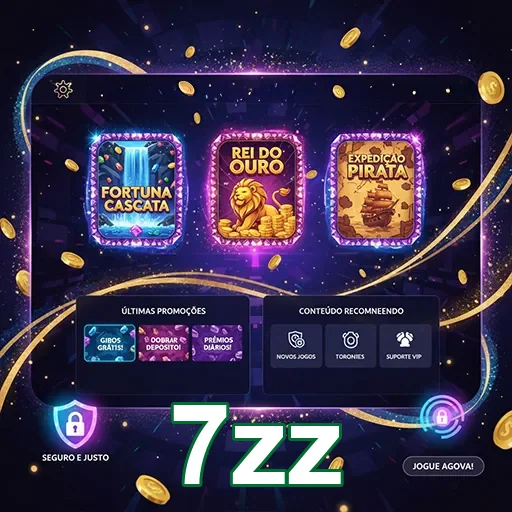 Aventura pirata na cascata do Rei do Ouro, explorando tesouros em 7zz.